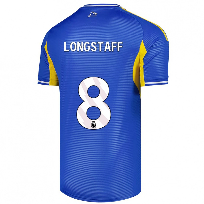 Danxen Men Sean Longstaff #8 Blue Yellow Away Jersey 2025/26 T-Shirt