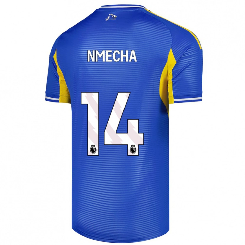Danxen Men Lukas Nmecha #14 Blue Yellow Away Jersey 2025/26 T-Shirt