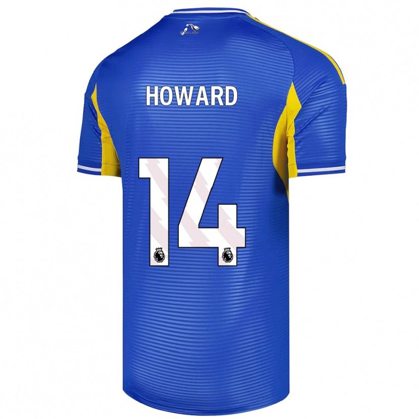 Danxen Men Jacob Howard #14 Blue Yellow Away Jersey 2025/26 T-Shirt