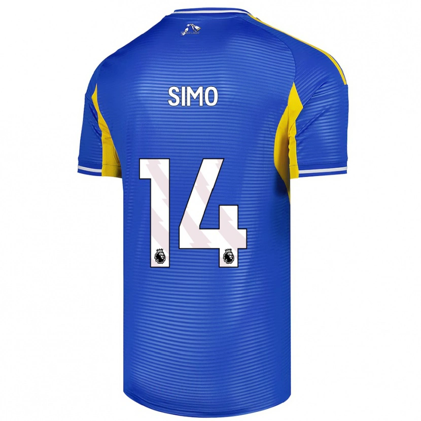 Danxen Men Elton Simo #14 Blue Yellow Away Jersey 2025/26 T-Shirt