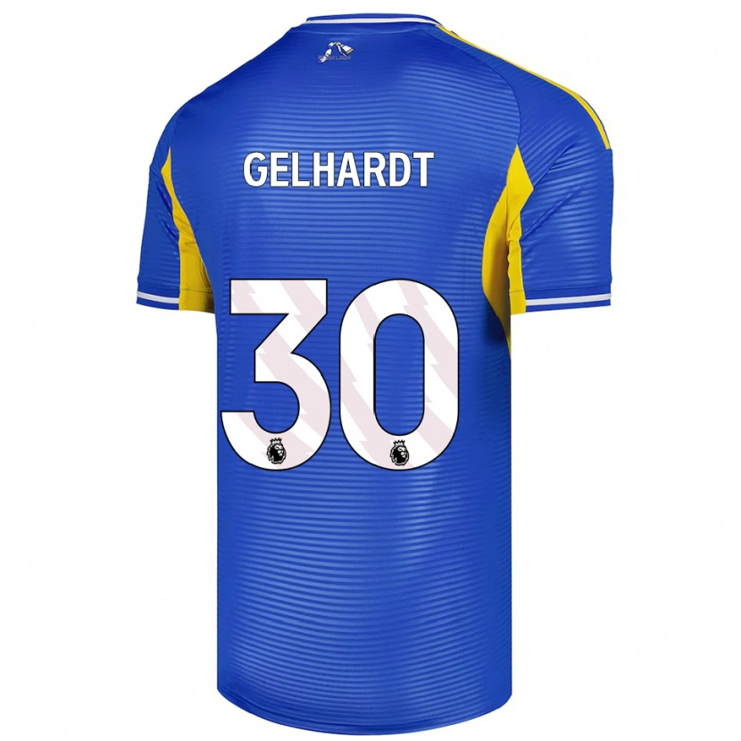 Danxen Men Joe Gelhardt #30 Blue Yellow Away Jersey 2025/26 T-Shirt