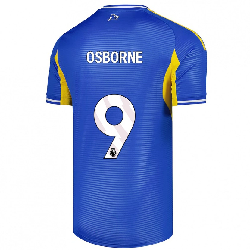 Danxen Men Jemimah Osborne #9 Blue Yellow Away Jersey 2025/26 T-Shirt