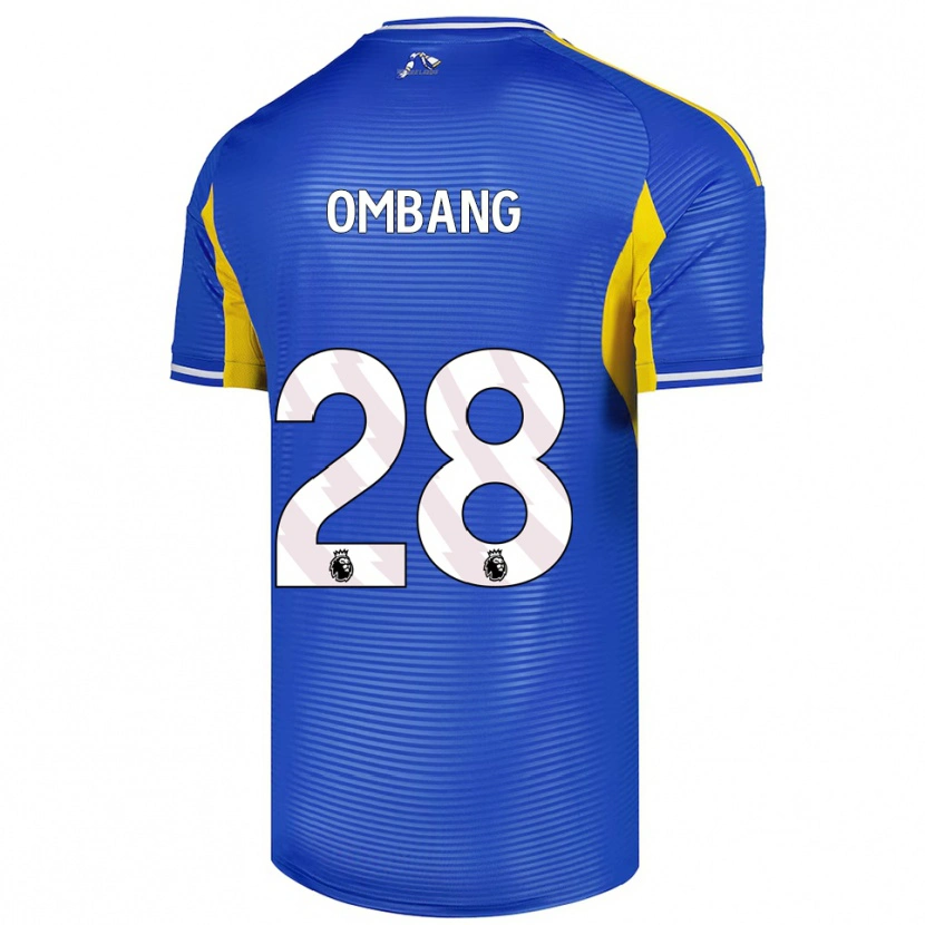 Danxen Men Darryl Ombang #28 Blue Yellow Away Jersey 2025/26 T-Shirt