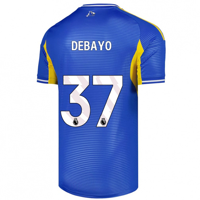 Danxen Men James Debayo #37 Blue Yellow Away Jersey 2025/26 T-Shirt