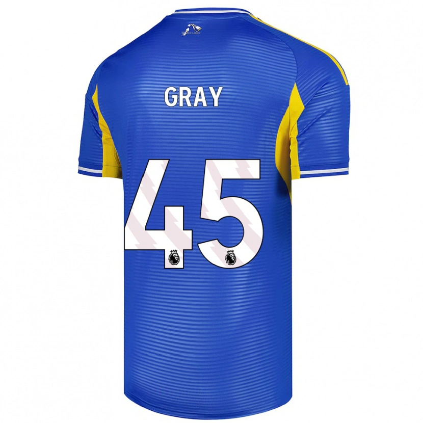 Danxen Men Harry Gray #45 Blue Yellow Away Jersey 2025/26 T-Shirt