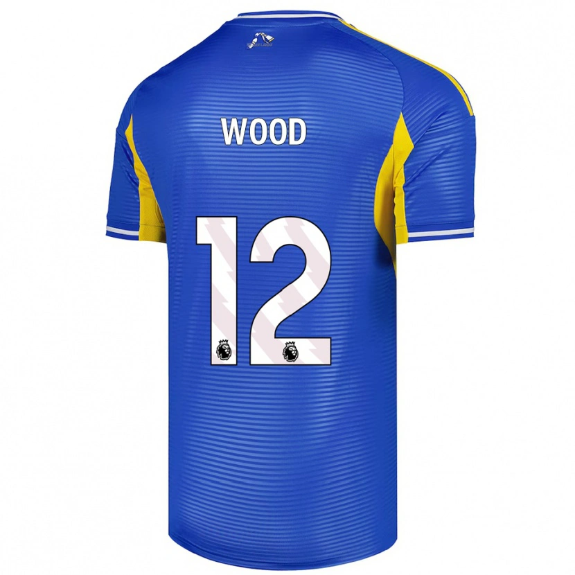 Danxen Men Oliver Wood #12 Blue Yellow Away Jersey 2025/26 T-Shirt