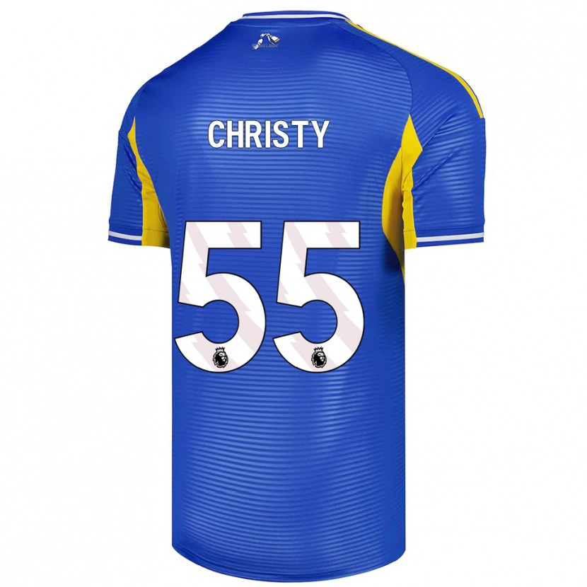 Danxen Men Harry Christy #55 Blue Yellow Away Jersey 2025/26 T-Shirt