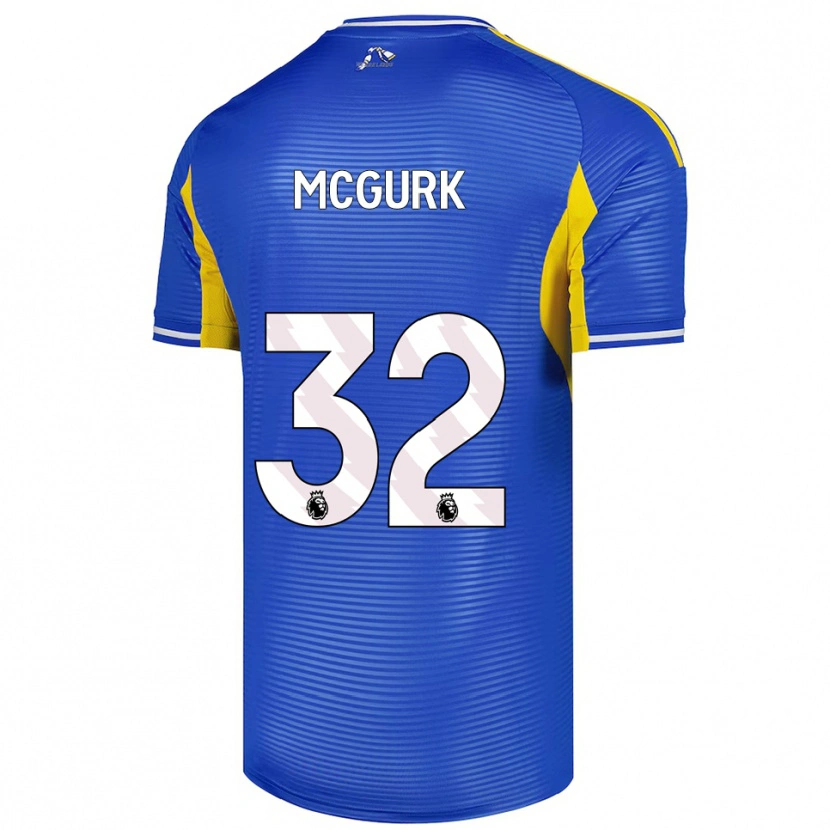 Danxen Men Sean Mcgurk #32 Blue Yellow Away Jersey 2025/26 T-Shirt