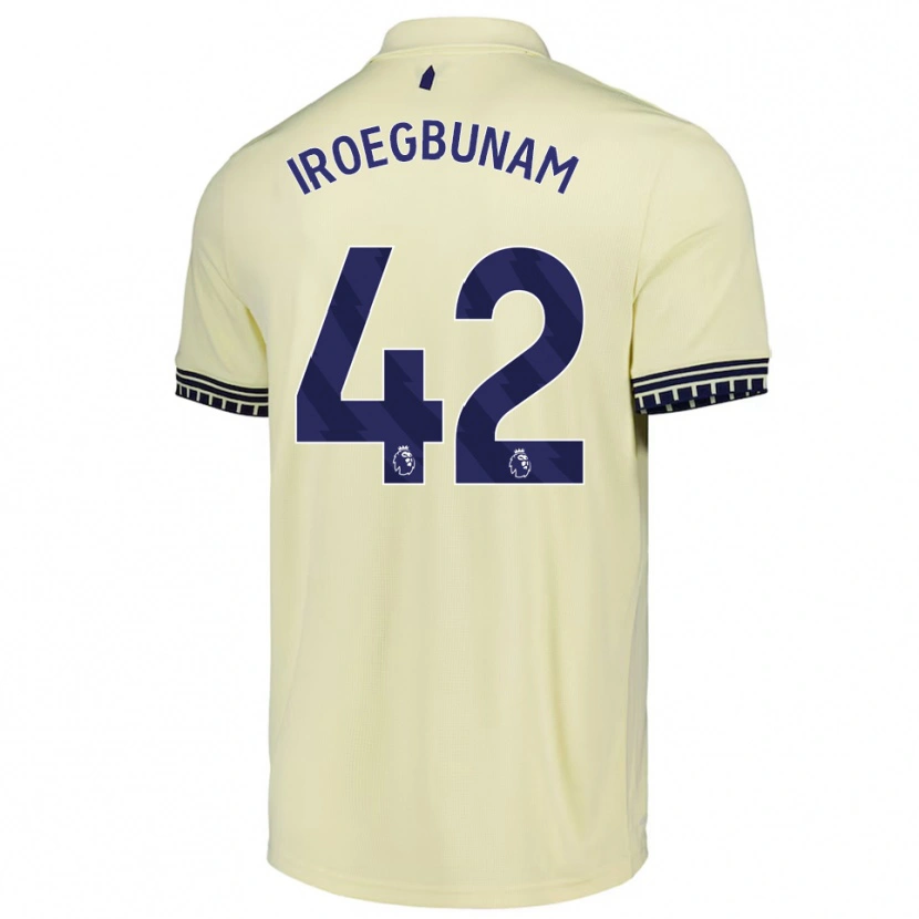 Danxen Men Tim Iroegbunam #42 Off White Black Away Jersey 2025/26 T-Shirt