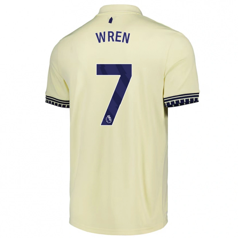 Danxen Men Kean Wren #7 Off White Black Away Jersey 2025/26 T-Shirt