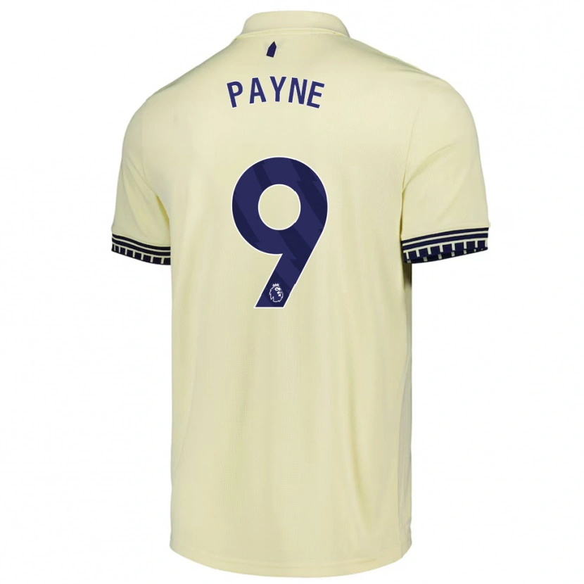 Danxen Men Toni Payne #9 Off White Black Away Jersey 2025/26 T-Shirt