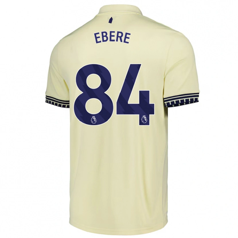 Danxen Men Coby Ebere #84 Off White Black Away Jersey 2025/26 T-Shirt