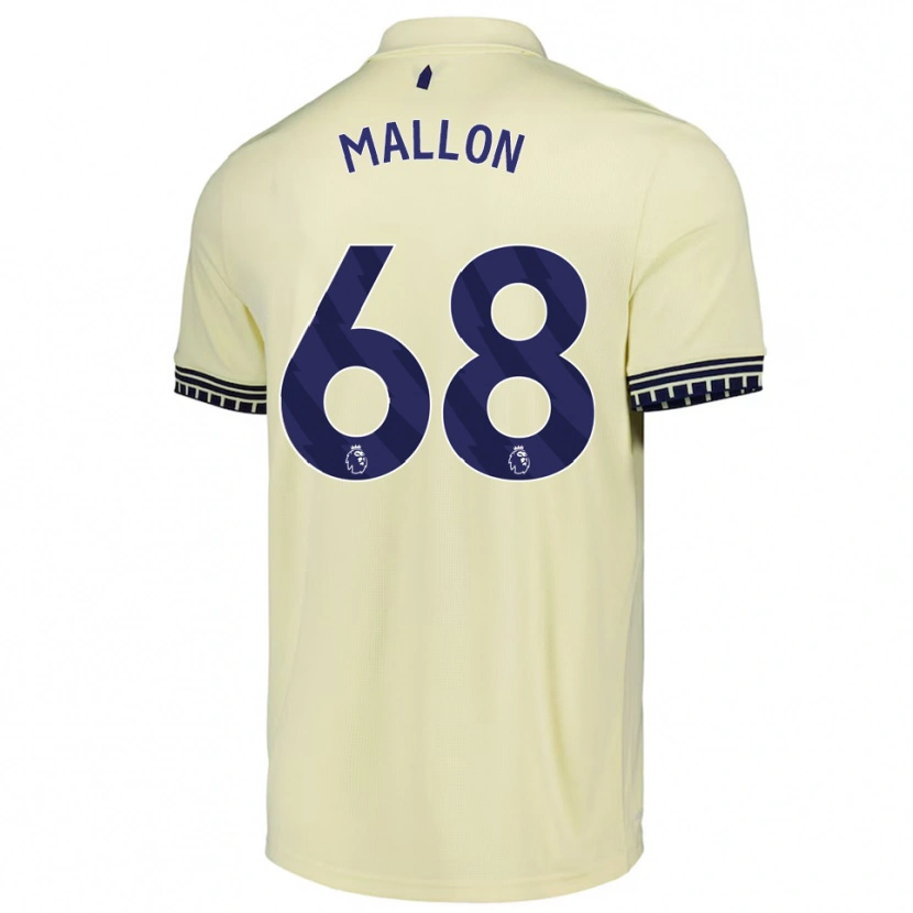 Danxen Men Mathew Mallon #68 Off White Black Away Jersey 2025/26 T-Shirt