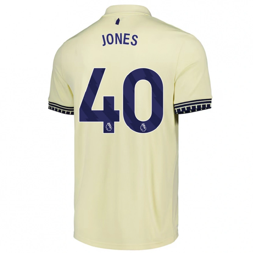 Danxen Men Ellie Jones #40 Off White Black Away Jersey 2025/26 T-Shirt