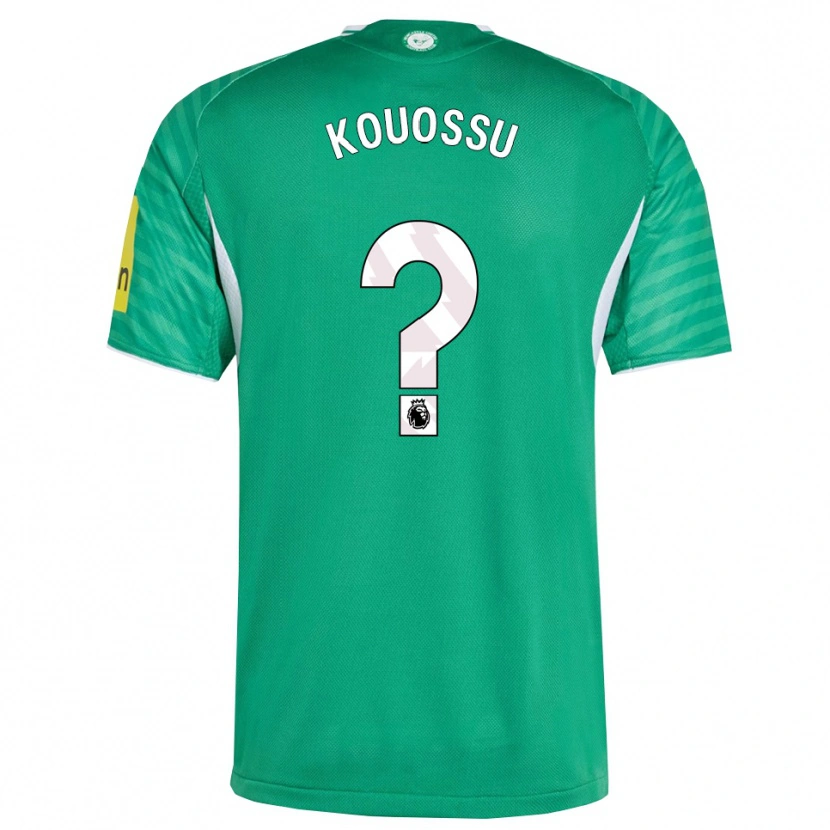 Danxen Men Jayden Kouossu #0 Green White Away Jersey 2025/26 T-Shirt