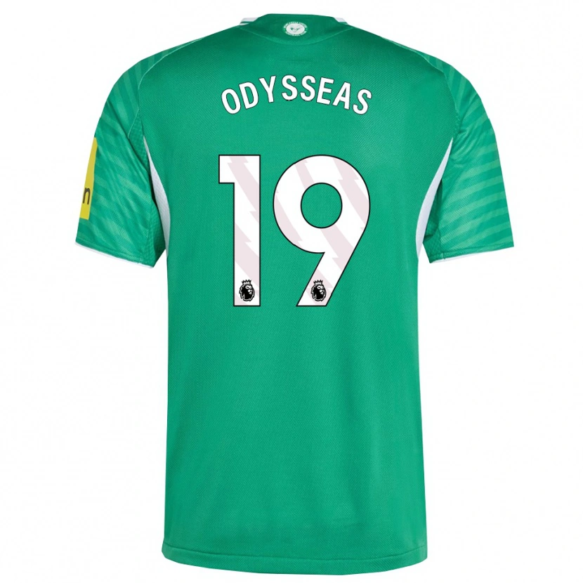 Danxen Men Odysseas Vlachodimos #19 Green White Away Jersey 2025/26 T-Shirt