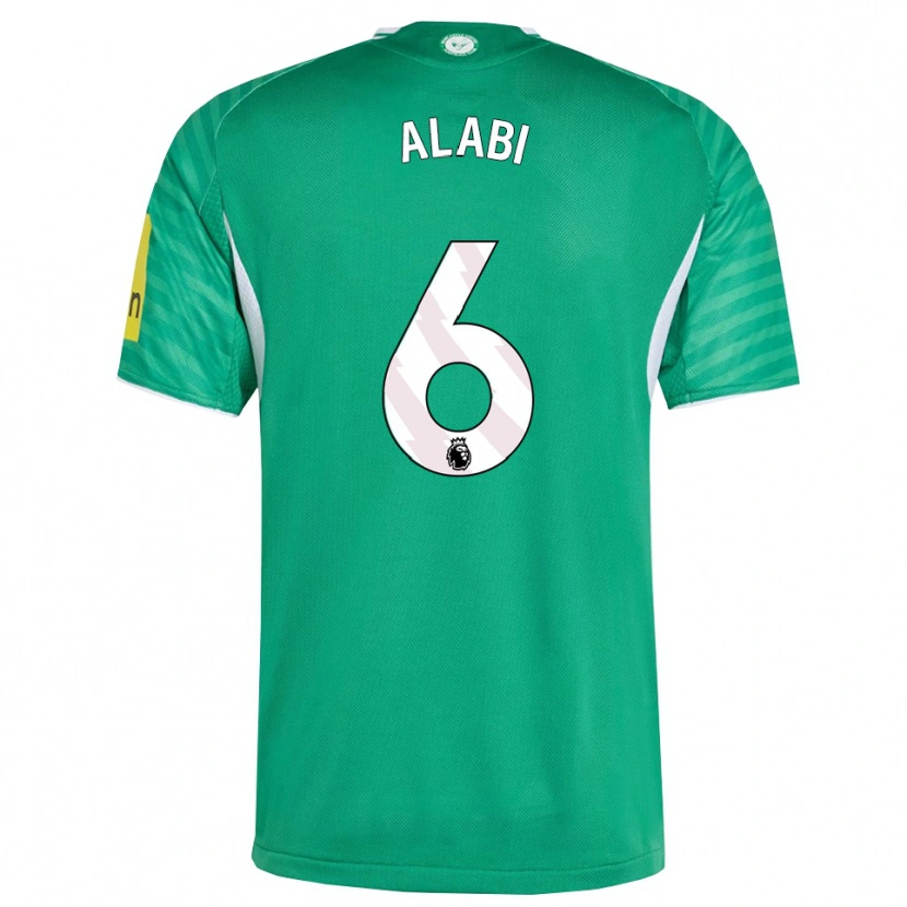 Danxen Men Sam Alabi #6 Green White Away Jersey 2025/26 T-Shirt