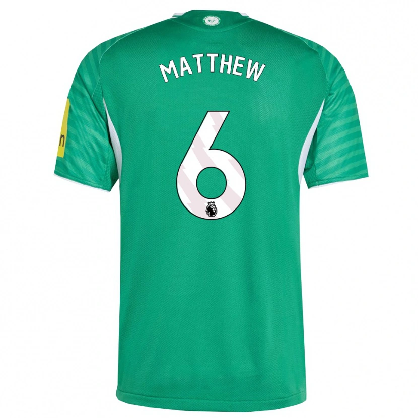 Danxen Men Matthew Taylor #6 Green White Away Jersey 2025/26 T-Shirt