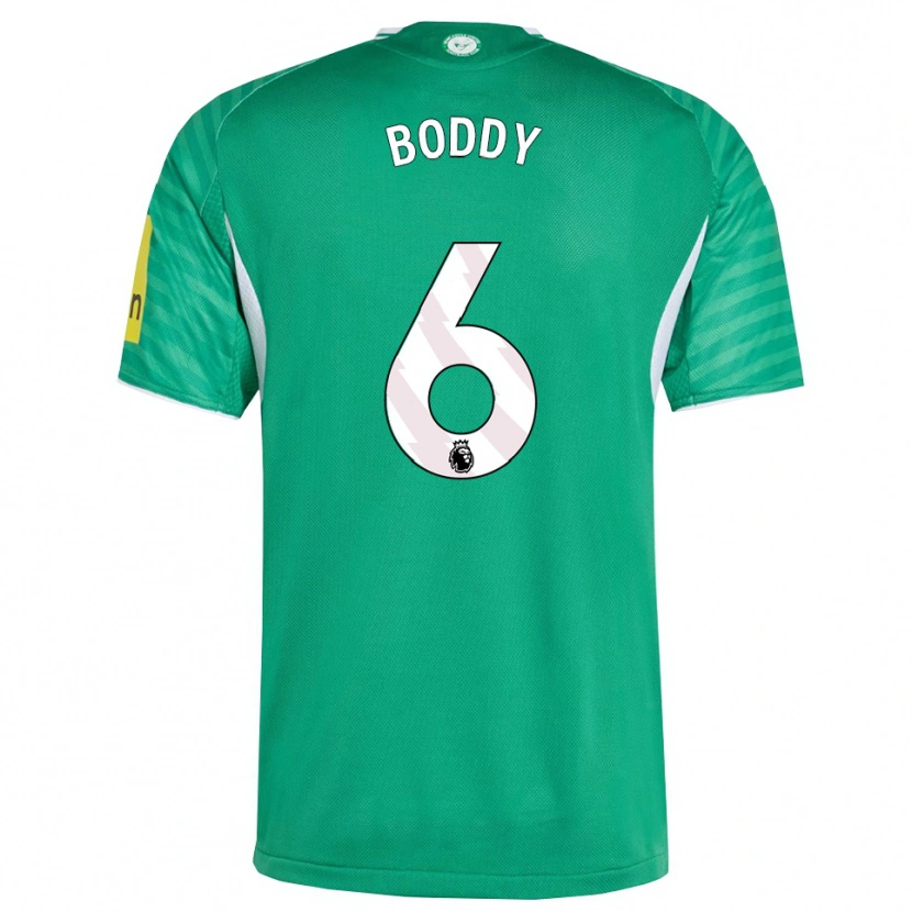 Danxen Men Elysia Boddy #6 Green White Away Jersey 2025/26 T-Shirt