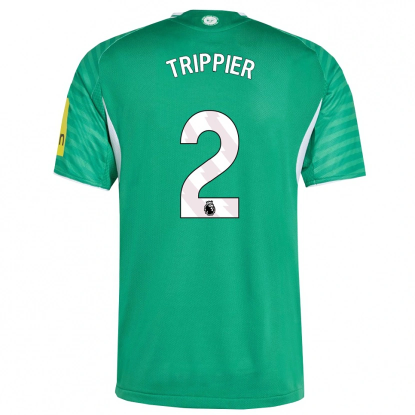 Danxen Men Kieran Trippier #2 Green White Away Jersey 2025/26 T-Shirt