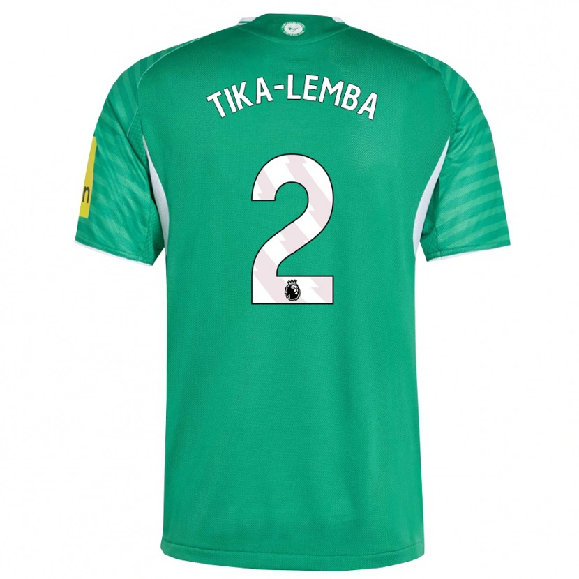 Danxen Men Ezra Tika-Lemba #2 Green White Away Jersey 2025/26 T-Shirt
