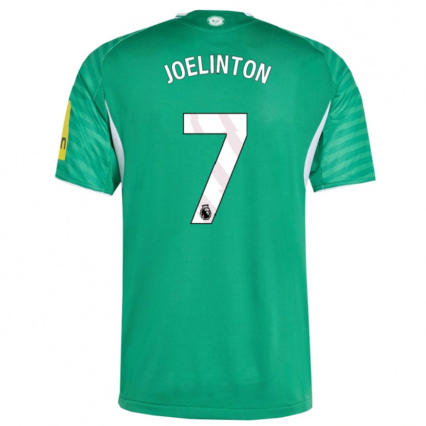 Danxen Men Joelinton #7 Green White Away Jersey 2025/26 T-Shirt