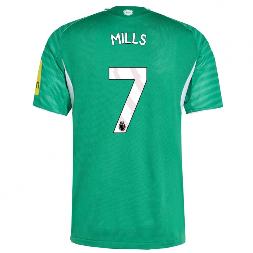 Danxen Men Michael Mills #7 Green White Away Jersey 2025/26 T-Shirt
