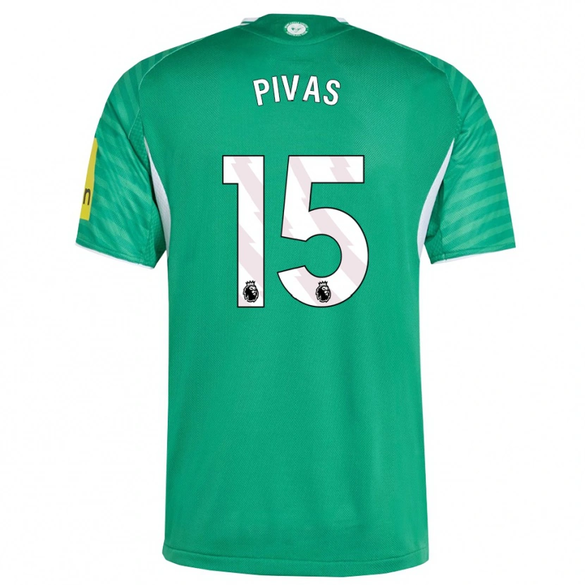 Danxen Men Miodrag Pivas #15 Green White Away Jersey 2025/26 T-Shirt