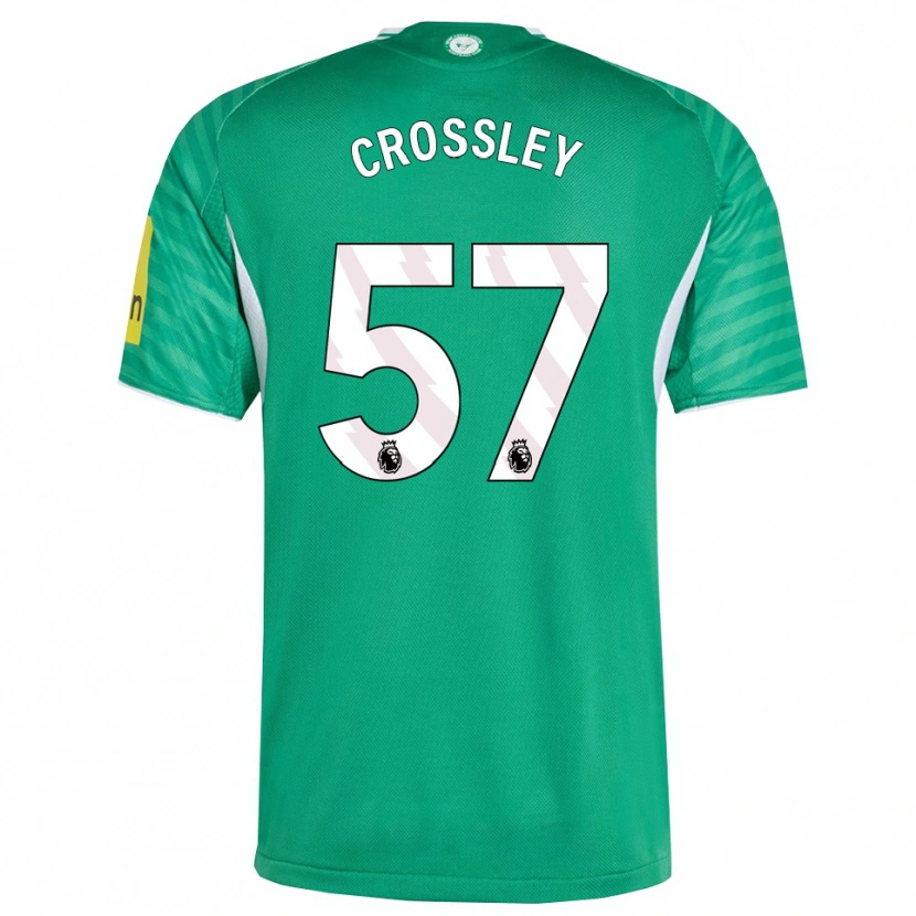 Danxen Men Kyle Crossley #57 Green White Away Jersey 2025/26 T-Shirt