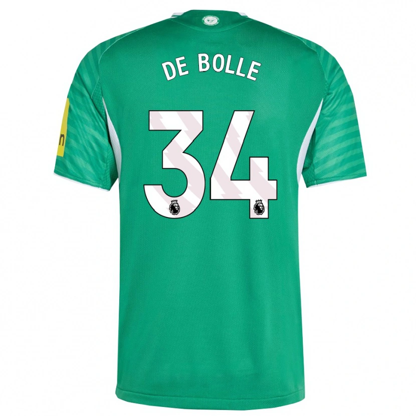 Danxen Men Lucas De Bolle #34 Green White Away Jersey 2025/26 T-Shirt