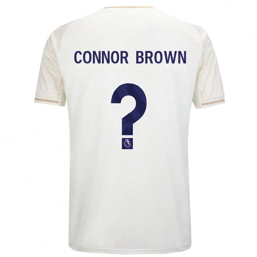 Danxen Men Connor Brown #0 Off White Black Away Jersey 2025/26 T-Shirt