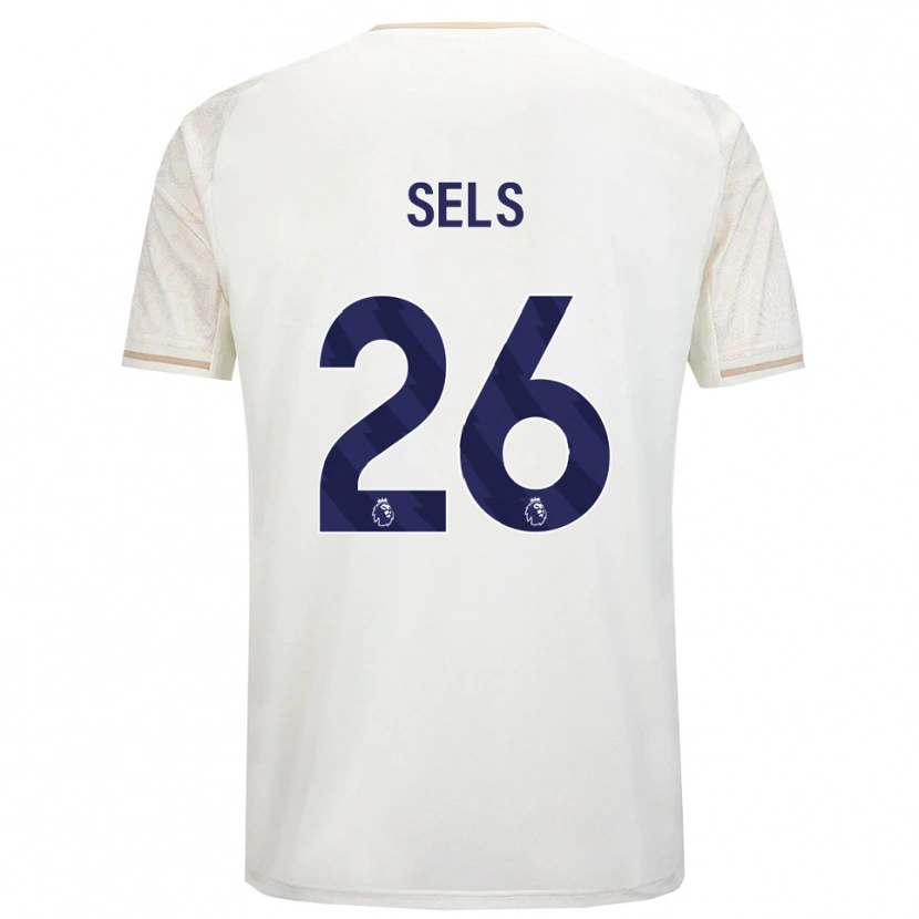 Danxen Men Matz Sels #26 Off White Black Away Jersey 2025/26 T-Shirt