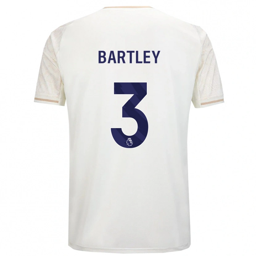 Danxen Men Okello Bartley #3 Off White Black Away Jersey 2025/26 T-Shirt