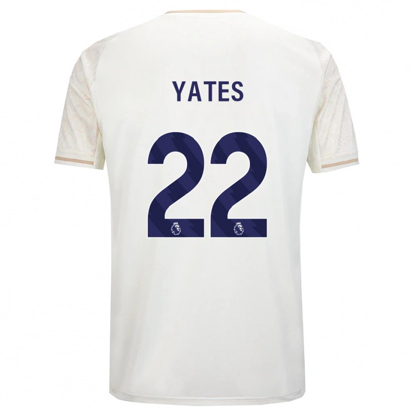 Danxen Men Ryan Yates #22 Off White Black Away Jersey 2025/26 T-Shirt