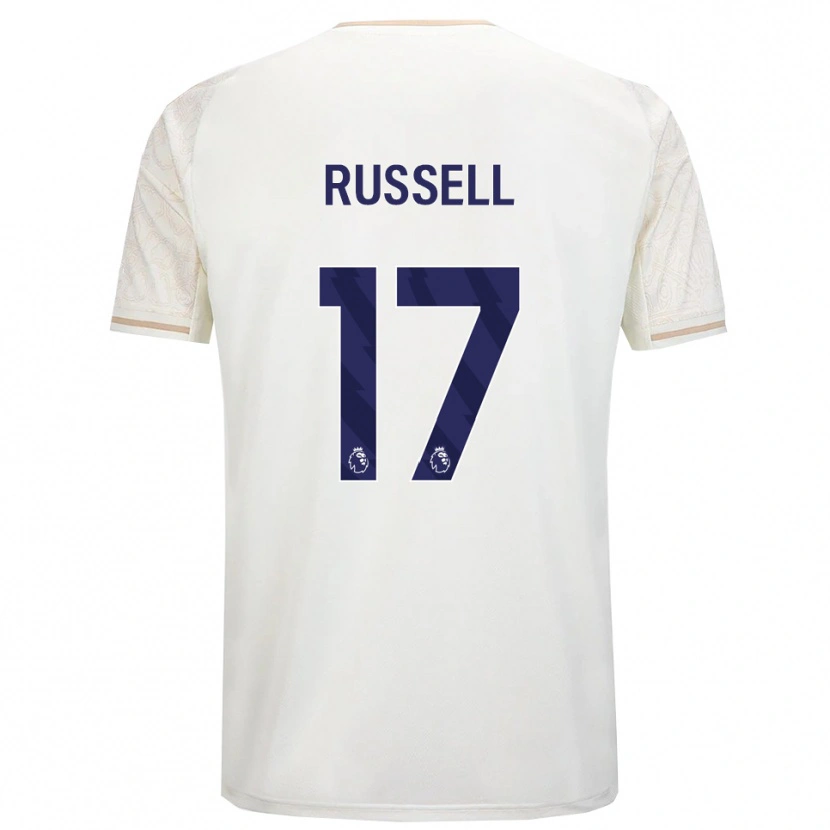 Danxen Men Blaine Russell #17 Off White Black Away Jersey 2025/26 T-Shirt