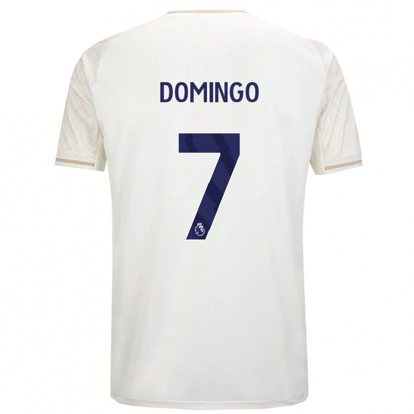 Danxen Men Sophie Domingo #7 Off White Black Away Jersey 2025/26 T-Shirt