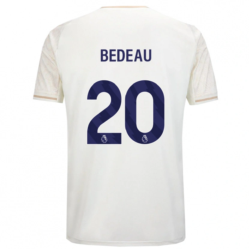 Danxen Men Naomi Bedeau #20 Off White Black Away Jersey 2025/26 T-Shirt