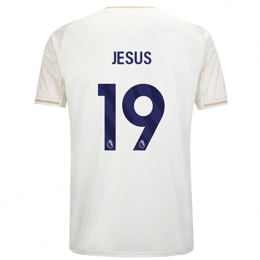 Danxen Men Igor Jesus #19 Off White Black Away Jersey 2025/26 T-Shirt