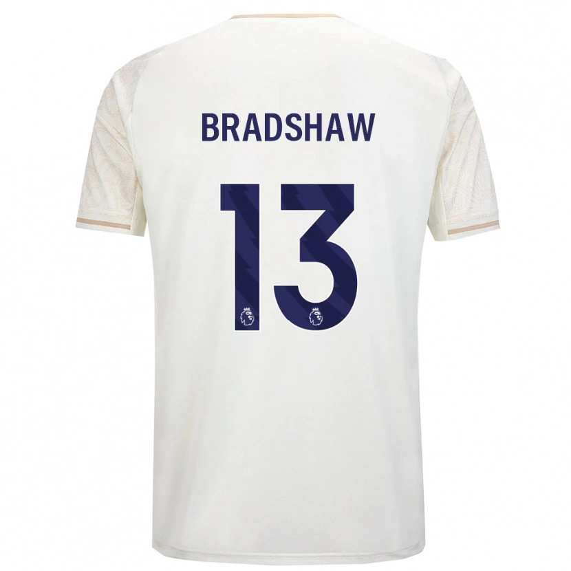 Danxen Men Kanye Bradshaw #13 Off White Black Away Jersey 2025/26 T-Shirt