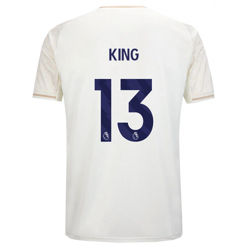 Danxen Men Leo King #13 Off White Black Away Jersey 2025/26 T-Shirt