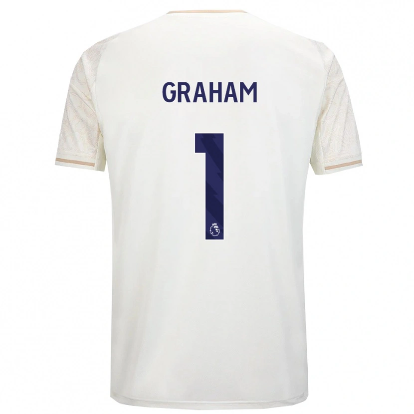 Danxen Men Ally Graham #1 Off White Black Away Jersey 2025/26 T-Shirt
