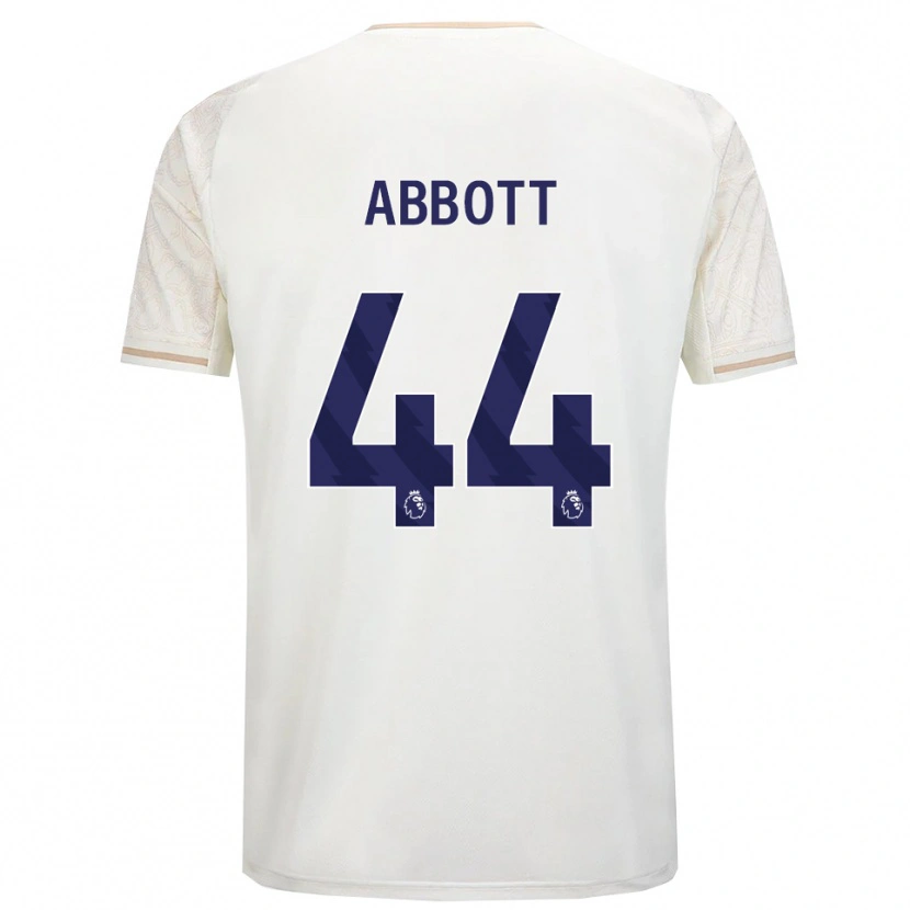 Danxen Men Zach Abbott #44 Off White Black Away Jersey 2025/26 T-Shirt