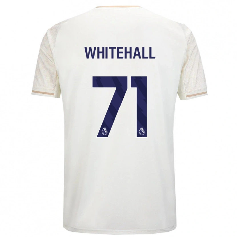 Danxen Men Archie Whitehall #71 Off White Black Away Jersey 2025/26 T-Shirt