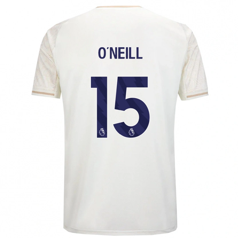 Danxen Men Laura-Jayne O'neill #15 Off White Black Away Jersey 2025/26 T-Shirt