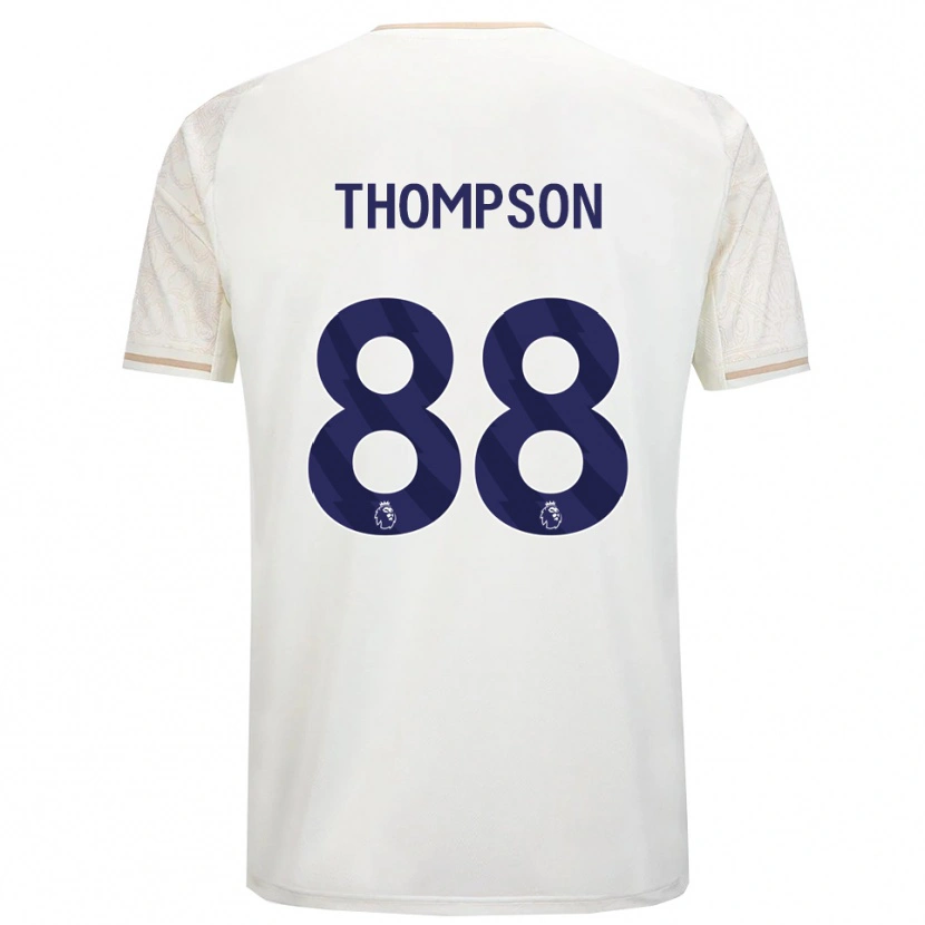 Danxen Men Will Thompson #88 Off White Black Away Jersey 2025/26 T-Shirt