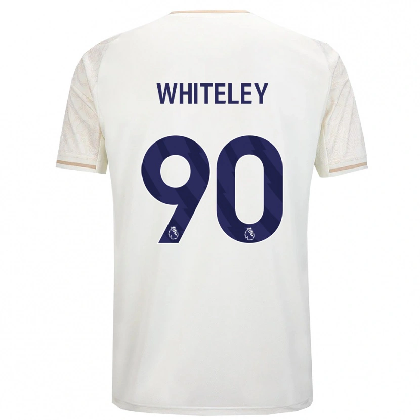 Danxen Men Jonathan Whiteley #90 Off White Black Away Jersey 2025/26 T-Shirt