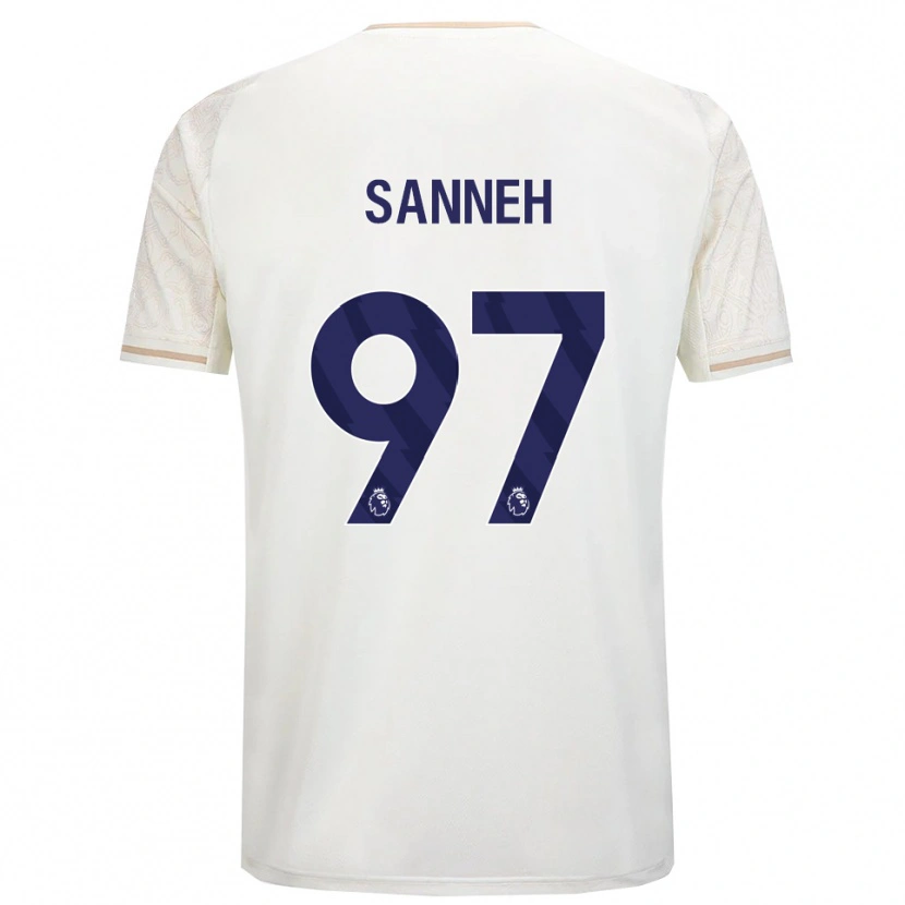 Danxen Men Buba Sanneh #97 Off White Black Away Jersey 2025/26 T-Shirt