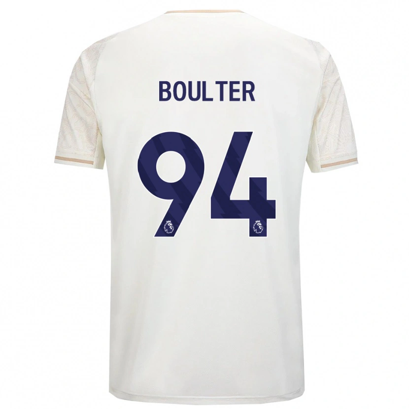 Danxen Men Evan Boulter #94 Off White Black Away Jersey 2025/26 T-Shirt