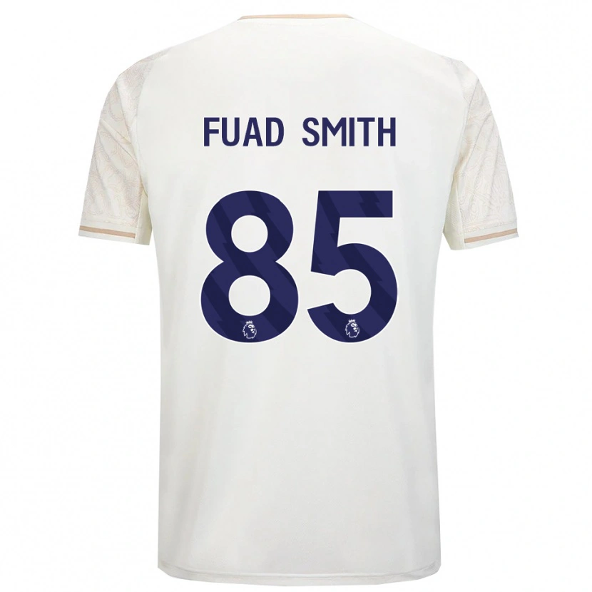 Danxen Men Fuad Smith #85 Off White Black Away Jersey 2025/26 T-Shirt