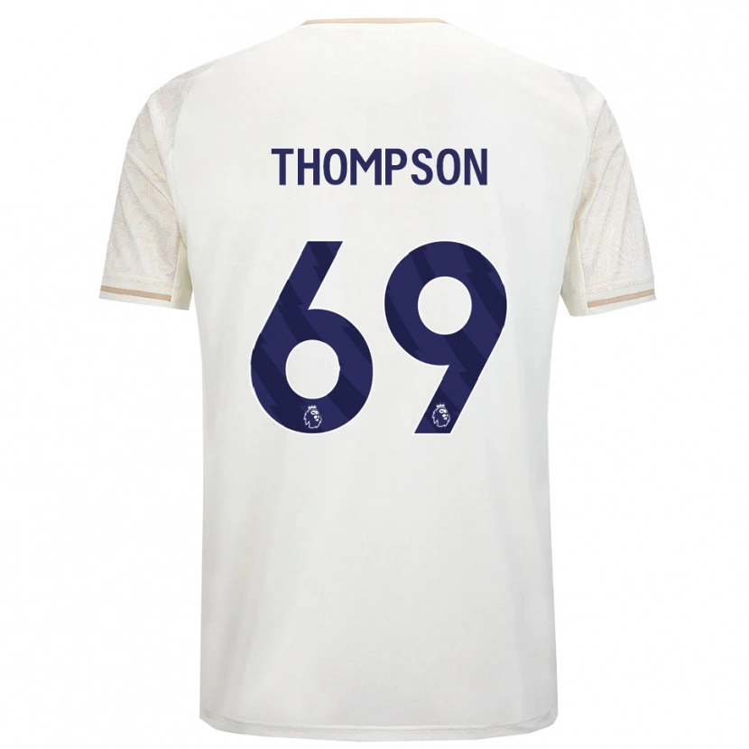 Danxen Men Kalum Thompson #69 Off White Black Away Jersey 2025/26 T-Shirt